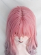 Evahair 2021 New Styke Pink Ombre Long Wavy Synthetic Wig with Bangs