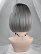 Evahair Grey Ombre Short Synthetic Wig