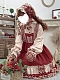 Evahair red ruffle cute lolita dress