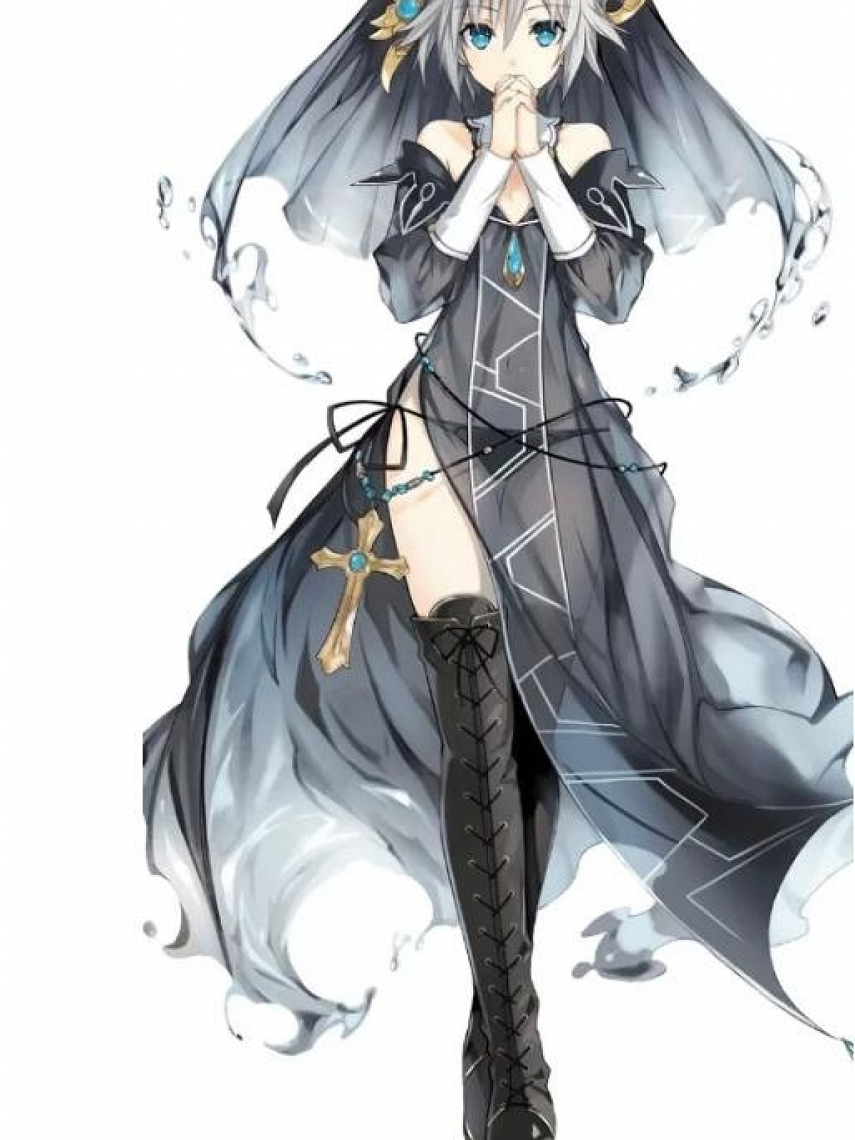 Evahair Date A Live Honjou Nia sexy cosplay costume 