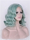 Mermaid Mint Wavy Lob Synthetic Lace Front Wig 