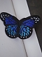 Evahair 2021 Gothic Style Handmade Blue Butterfly Hairpin