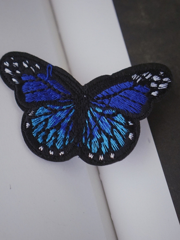 Evahair 2021 Gothic Style Handmade Blue Butterfly Hairpin