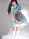 Evahair nurse style sky blue lolita dress