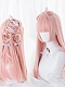 2022 Fashion pink Hime cut long lolita wig