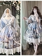 Evahair oil pianting printed vintage lolita dress