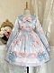 Evahair new style long sleeve floral printed lolita dress