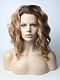 Ash Brown Mix Color Wavy Bob Synthetic Lace Front Wig