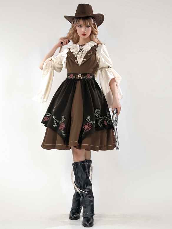 Evahair Britain style steam punk lolita dress