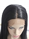 CHIC BLACK BOB STRAIGHT SYNTHETIC LECE FRONT WIGS