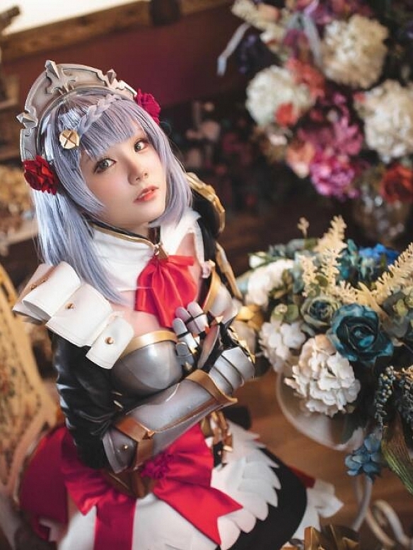 Evahair Genshn Impact Noelle cosplay costume