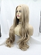 New Style Platinum Blonde  Wavy Wefted Cap Synthetic Wig