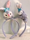 Evahair Cute Purple Bunny Furry Hairpin