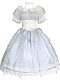 Evahair light blue lolita mesh suits JSK 