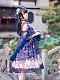 Evahair the Jade Hare -- the moon printed lolita dress