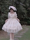 Evahair new white ruffle lolita dress JSK