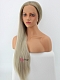 Long Natural Blonde Synthetic Lace Front Wig