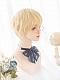 Evahair 2022 New Style Blonde Short Straight Synthetic Wig with Bangs