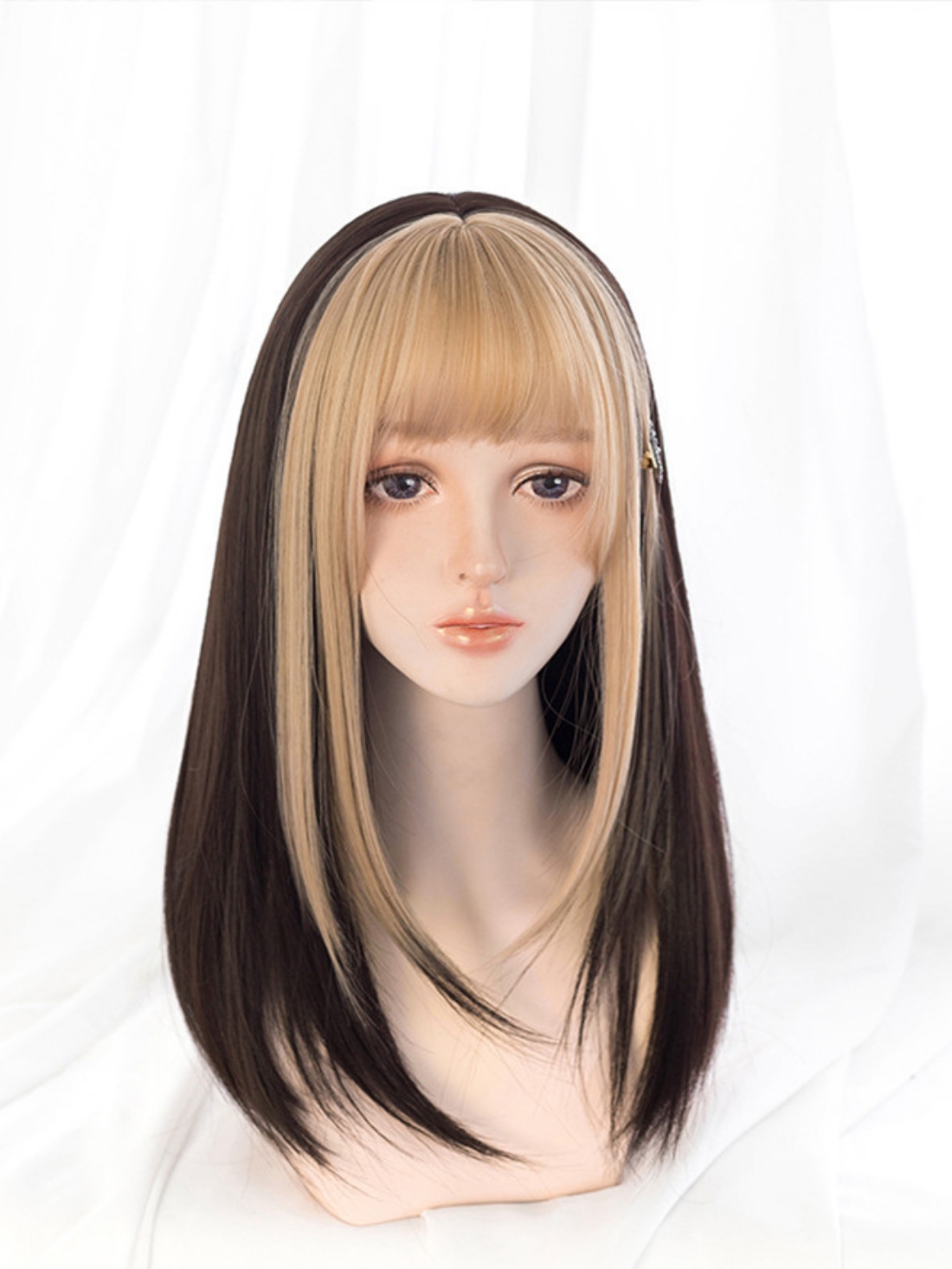 Long Black Hair With Bangs Wig : Long Black Wigs With Bangs Lightinthebox Com, African synthetic lace front wig kinky wavy frizzy curly long weave hair,black.