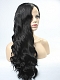 Classical Black Water Wavy Synthetic Lace Front Wig