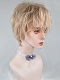 Evahair 2021 New Style Blonde Short Synthetic Wig with Bangs