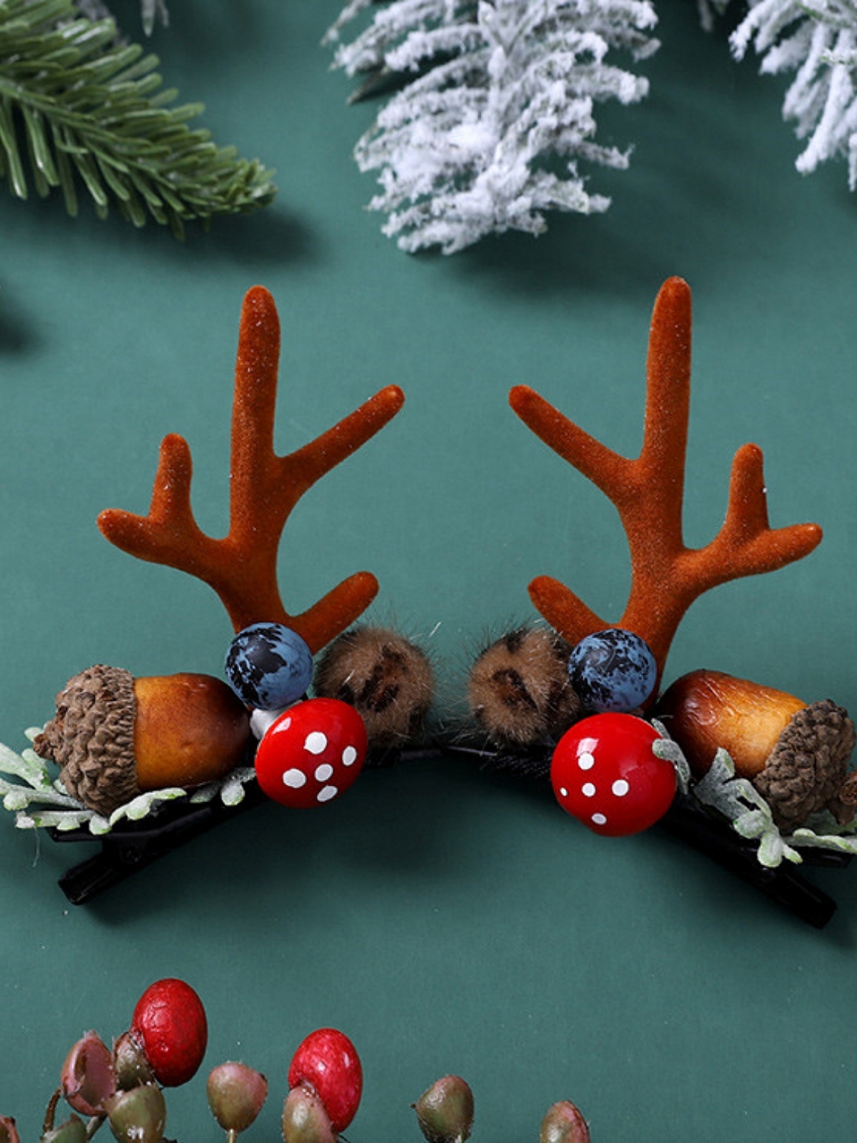 Evahair 6 Style Christmas Mori Hairpins