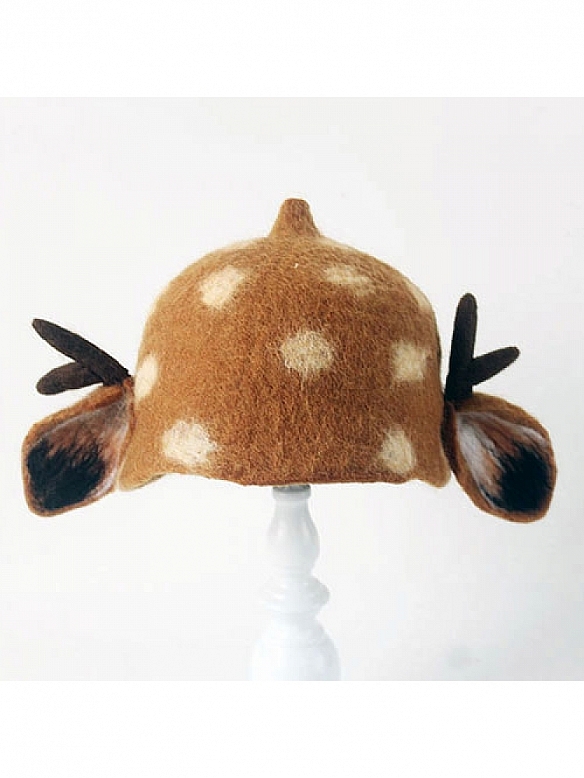 Cute Forest Elk Elf Hat