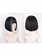 Evahair 2021 New Style Black and Green Mixed Color Bob Straight Synthetic Wig with Bangs