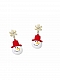 Evahair 2021 New Style Christmas Snowflake Earrings