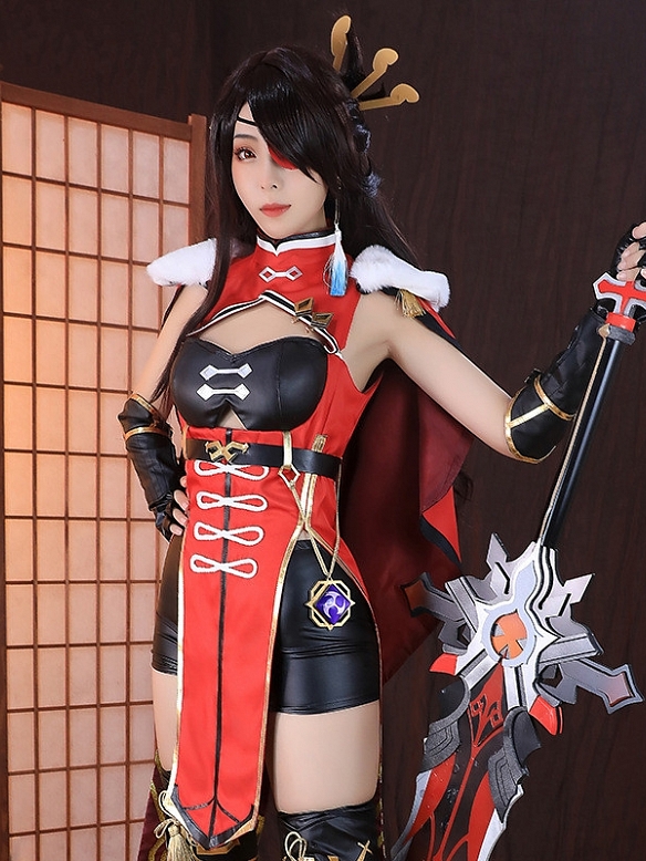Evahair Fashion Genshin Impact Beidou Cosplay Costume