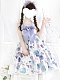 Evahair fashion lace bowknot shell printed lolita dress