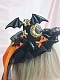 Evahair 2021 Halloween Black and Orange Mixed Color Devil Wings Hat