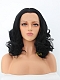 Black Shoulder Length Lace Front Synthetic Wig