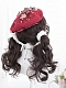 Evahair 2021 New Style Cute White Furry Hair Ring