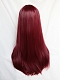 Evahair 2021 New Style Red Long Wavy Synthetic Wig with Bangs