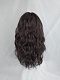 Evahair 2021 New Style Blackish Brown Long Wavy Synthetic Wig with Bangs