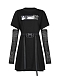 Evahair dark punk style hell girl dress