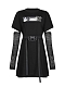 Evahair dark punk style hell girl dress