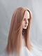 Evahair 2021 New Style Light Orange Long Straight Synthetic Wig