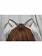Evahair Cute Grey and White Lolita Furry Cat-Ears Hairpin