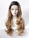 Evahair New Style Cute Blonde Gradual Change Long Wavy Synthetic Wig