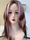 Preorder--2021 New Style Pink and Brown Mixed Color T-Part Long Straight Synthetic Lace Wig with Hime Cut