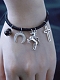 Evahair Gothic Black Unicorn Bracelet