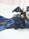 Evahair 2021 Halloween Black and Blue Mixed Color Devil Wings Hat