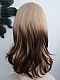 Preorder--Evahair 2021 New Style Blonde to Brown Ombre Medium Straight Synthetic Lace Front Wig