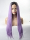Lavender Ombre Synthetic lace front wig