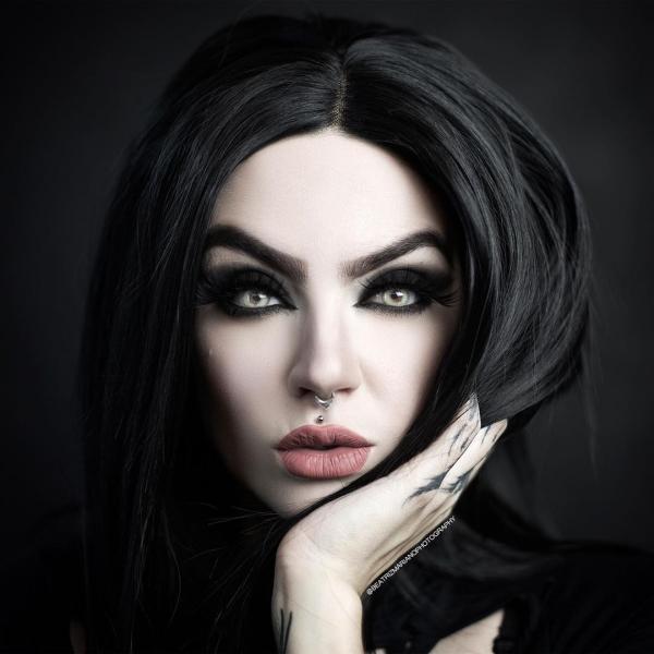 Black Shoulder Length Lace Front Synthetic Wig - All Synthetic Wigs ...