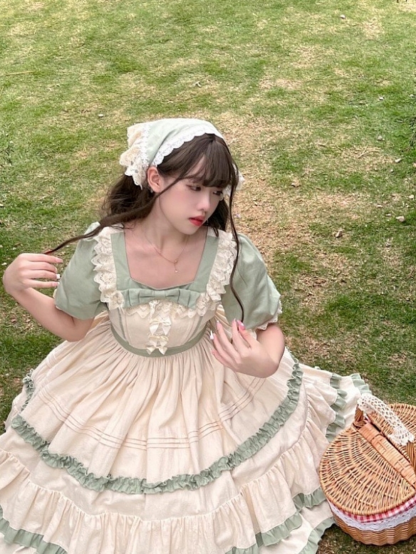 Evahair brand new Pastoral style lolita dress
