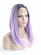 EVAHAIR Chic PURPLE TO LAVENDER OMBRE COLOR FASHION BOB SYNTHETIC WIG