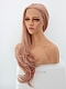 EvaHair Candy Pink Long with Sexy Wavy Synthetic Lace Front Wig